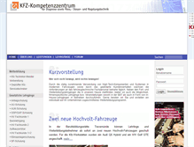 Tablet Screenshot of kfz-komzet.de